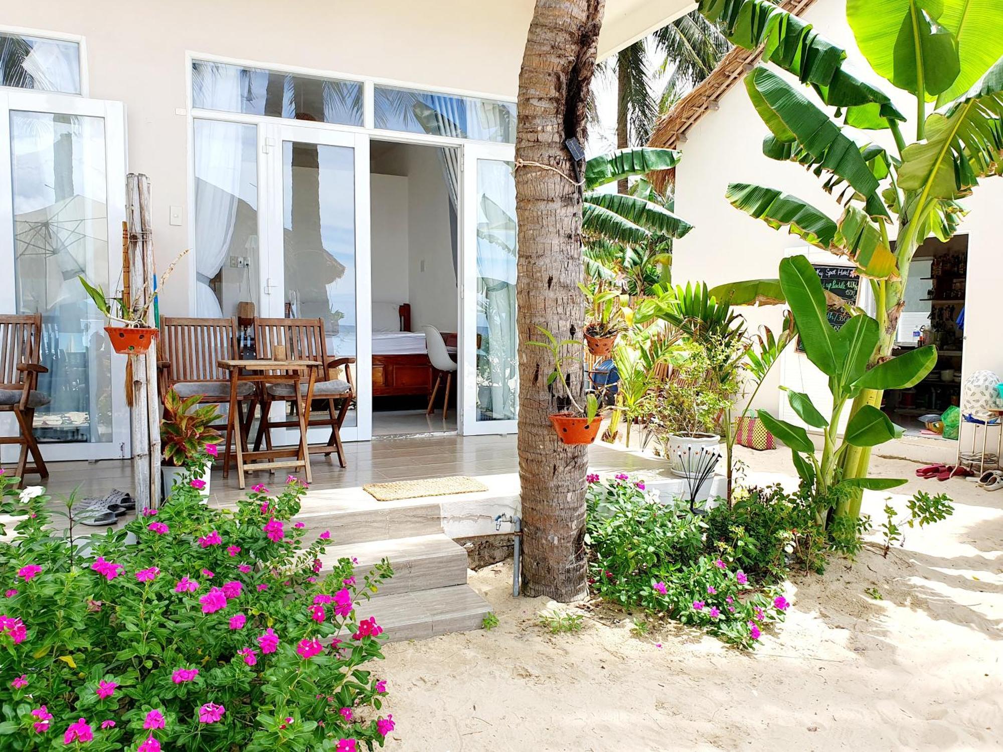 Lucky Spot Beach Bungalow Song Cau Kültér fotó